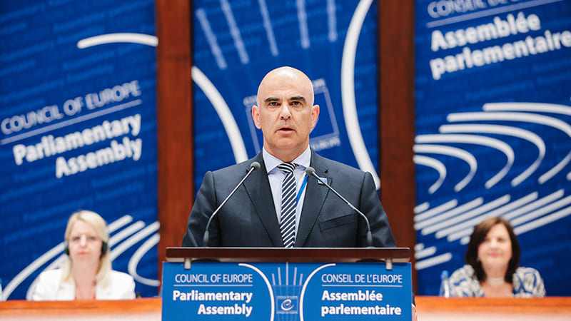 Alain Berset Elected Secretary General of the 46-Nation Council of Europe. Photo: Council of Europe