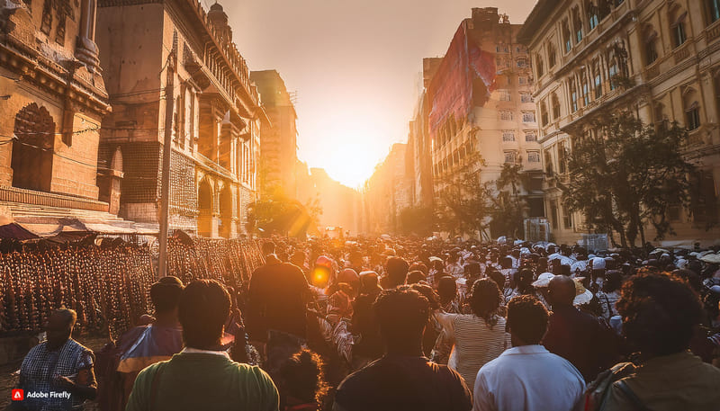 Representational Image of a Protest Created with Adobe Firefly Generative AI. By RMN News Service [ Japanese Organization Nihon Hidankyo Wins Nobel Peace Prize for 2024 ]