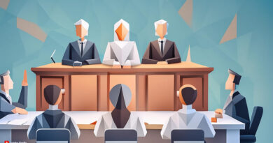 Representational Image of a Courtroom Created with Adobe Firefly Generative AI By Rakesh Raman / RMN News Service