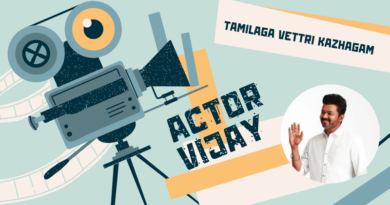 Actor Vijay Announces Plans of His New Party Tamilaga Vettri Kazhagam. Photo: RMN News Service. Inset Photo Courtesy: Vijay / Twitter