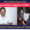 Delhi Lawmaker Shows Poisonous Water Supply in Delhi Homes