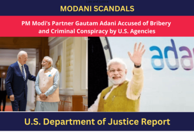 PM Modi’s Partner Gautam Adani Accused of Bribery and Criminal Conspiracy by U.S. Agencies