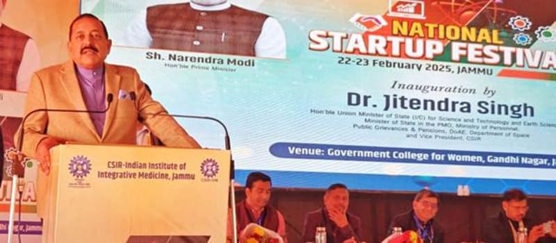 Minister Jitendra Singh Inaugurates National Startup Festival. Photo: PIB